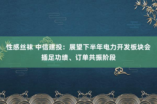 性感丝袜 中信建投：展望下半年电力开发板块会插足功绩、订单共振阶段