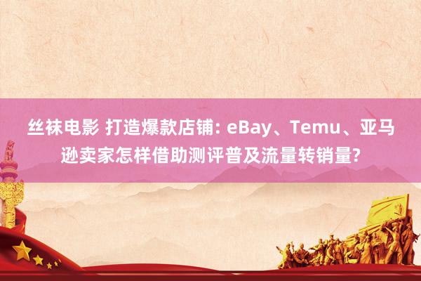 丝袜电影 打造爆款店铺: eBay、Temu、亚马逊卖家怎样借助测评普及流量转销量?