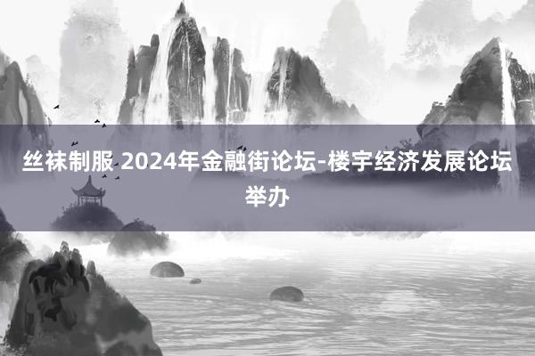 丝袜制服 2024年金融街论坛-楼宇经济发展论坛举办