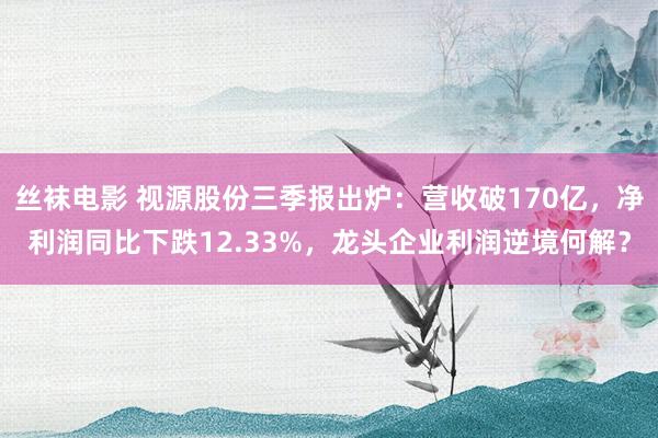 丝袜电影 视源股份三季报出炉：营收破170亿，净利润同比下跌12.33%，龙头企业利润逆境何解？