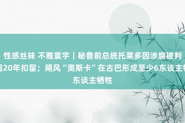 性感丝袜 不雅寰宇｜秘鲁前总统托莱多因涉腐被判处超20年扣留；飓风“奥斯卡”在古巴形成至少6东谈主牺牲