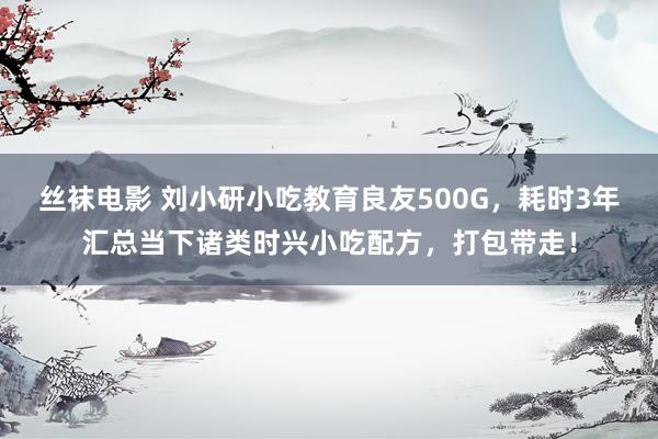 丝袜电影 刘小研小吃教育良友500G，耗时3年汇总当下诸类时兴小吃配方，打包带走！