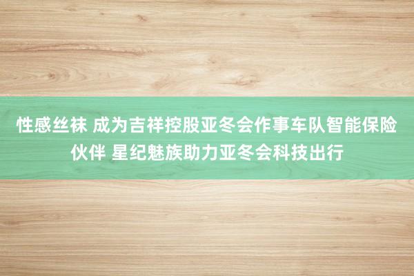 性感丝袜 成为吉祥控股亚冬会作事车队智能保险伙伴 星纪魅族助力亚冬会科技出行