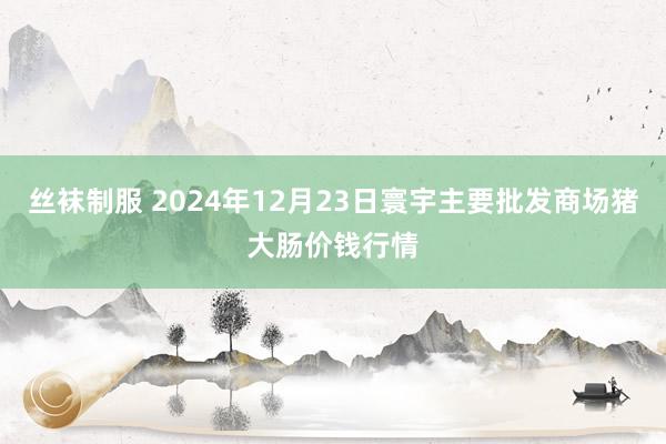 丝袜制服 2024年12月23日寰宇主要批发商场猪大肠价钱行情