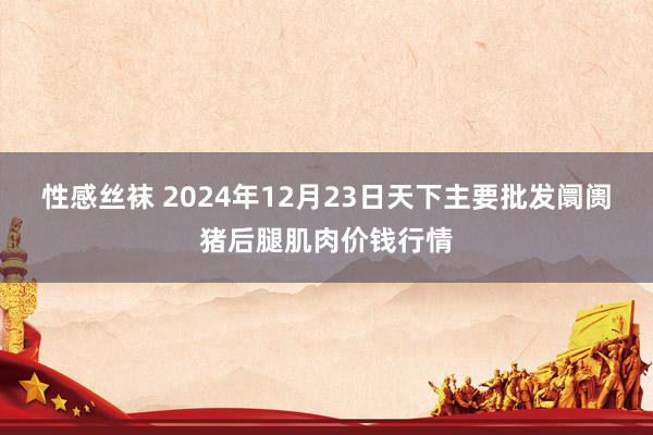 性感丝袜 2024年12月23日天下主要批发阛阓猪后腿肌肉价钱行情